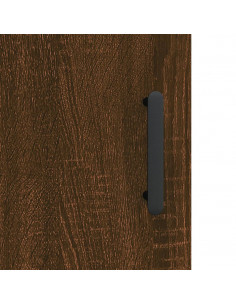 Mobile a Parete Rovere Marrone 69,5x34x90 cm Legno Multistrato