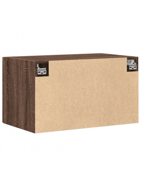 Mobile a Parete Rovere Marrone 70x42,5x40 cm Legno Multistrato