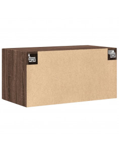Mobile a Parete Rovere Marrone 80x42,5x40 cm Legno Multistrato