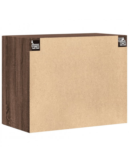 Mobile a Parete Rovere Marrone 80x42,5x64 cm Legno Multistrato