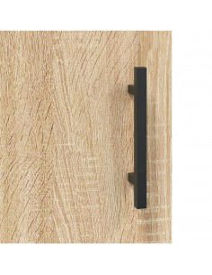 Mobile a Parete Rovere Sonoma 69,5x34x90 cm Legno Multistrato