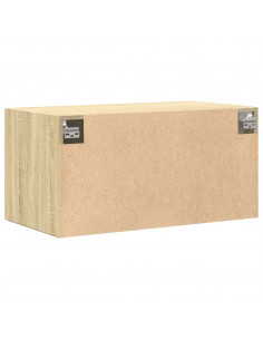 Mobile a Parete Rovere Sonoma 80x42,5x40 cm Legno Multistrato