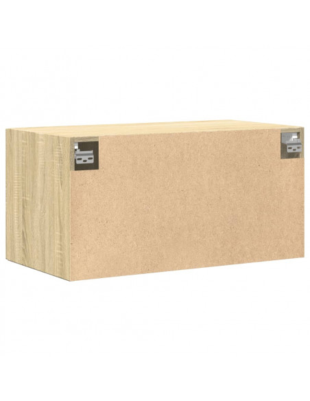 Mobile a Parete Rovere Sonoma 80x42,5x40 cm Legno Multistrato