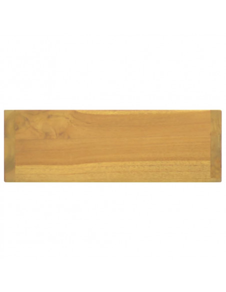 Mobile a Specchio 30x10x40 cm in Legno Massello di Teak
