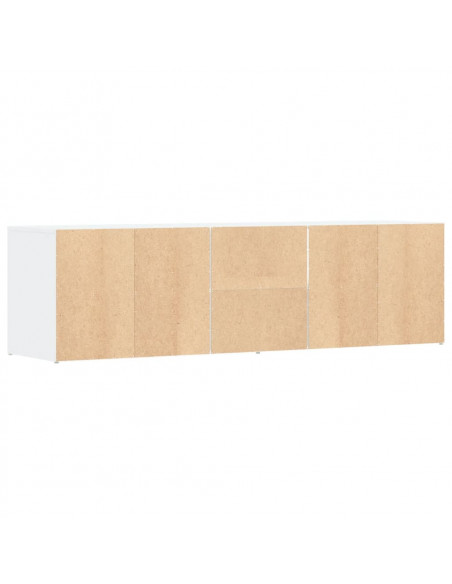 Mobile Angolare Bianco 160x40x45 cm in Truciolato