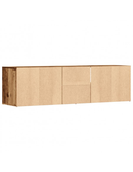 Mobile Angolare Legno Antico 160x40x45 cm in Truciolato