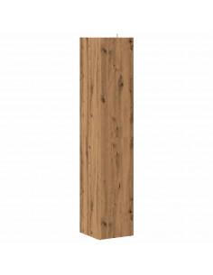 Mobile Angolare Rovere Artigianale 33x33x165 cm in Truciolato