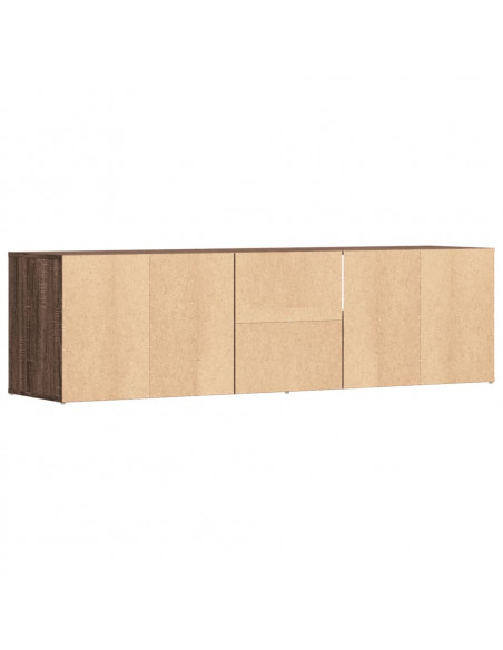 Mobile Angolare Rovere Marrone 160x40x45 cm in Truciolato