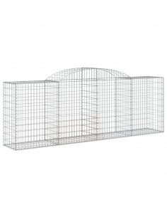 Cesto Gabbione ad Arco 300x50x100/120 cm Ferro Zincato 2