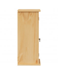 Mobile Bagno a Parete Corona 45x27x64,5cm Legno Massello Pino