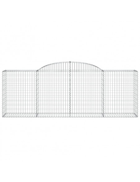Cesto Gabbione ad Arco 300x50x100/120 cm Ferro Zincato