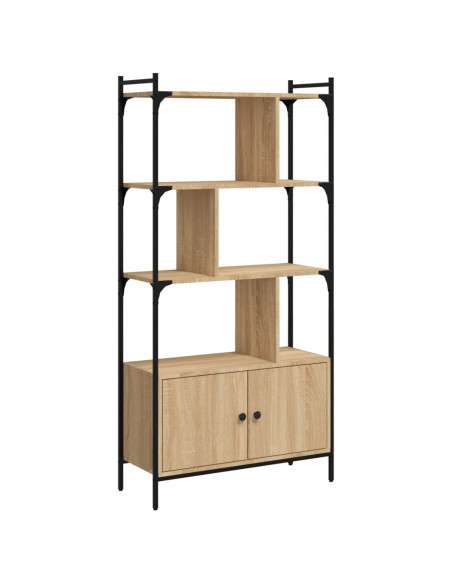 Libreria Ante Rovere Sonoma 76,5x30x154,5 cm Legno Multistrato