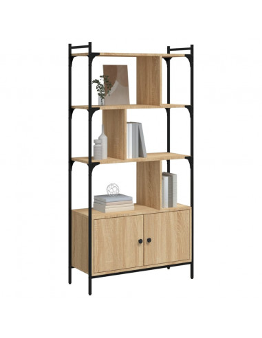 Libreria Ante Rovere Sonoma 76,5x30x154,5 cm Legno Multistrato