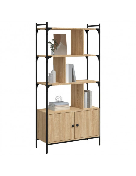 Libreria Ante Rovere Sonoma 76,5x30x154,5 cm Legno Multistrato