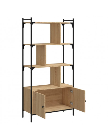 Libreria Ante Rovere Sonoma 76,5x30x154,5 cm Legno Multistrato