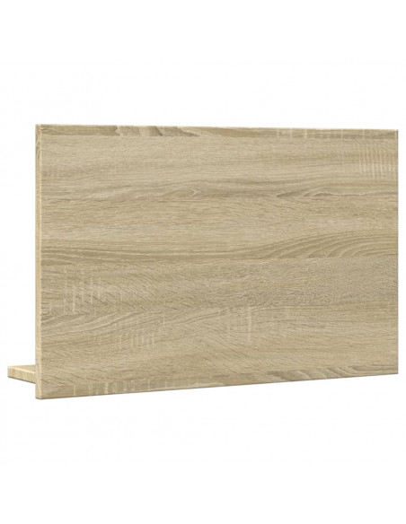 Mobile Bagno con Specchio Rovere Sonoma 60x11x37 cm Truciolato