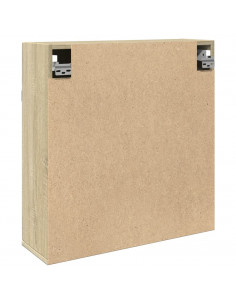 Mobile Bagno con Specchio Rovere Sonoma 64,5x20x66,5 Truciolato