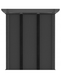 Mobile con 4 Scatole a Cubo Grigio 69x30x72,5 cm in Tessuto