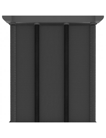 Mobile con 9 Scatole a Cubo Grigio 103x30x107,5 cm in Tessuto
