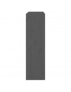 Libreria/Divisorio Grigio 80x30x103,5 cm in Massello di Pino