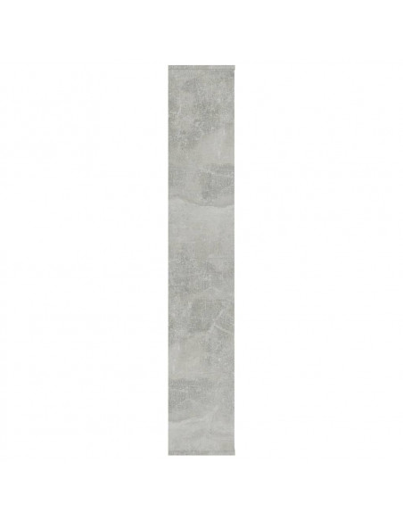 Libreria/Divisorio Grigio Cemento 100x24x140 cm in Multistrato