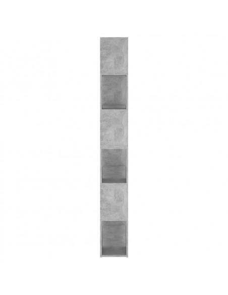 Libreria/Divisorio Grigio Cemento 100x24x188 cm