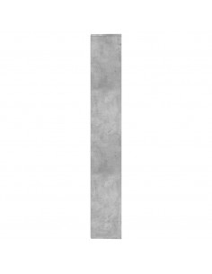 Libreria/Divisorio Grigio Cemento 155x24x160 Legno Multistrato