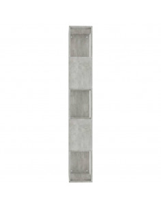 Libreria/Divisorio Grigio Cemento 45x24x159cm Legno Multistrato