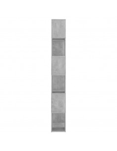 Libreria/Divisorio Grigio Cemento 60x24x186 cm in Truciolato