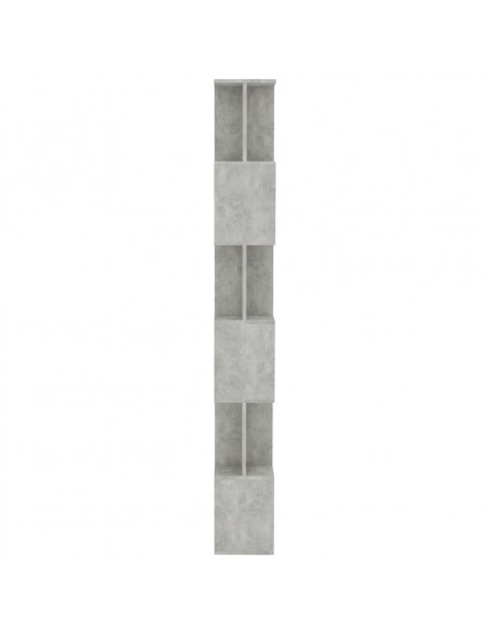Libreria/Divisorio Grigio Cemento 80x24x192cm Legno Multistrato