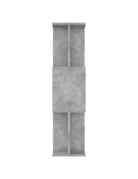 Libreria/Divisorio Grigio Cemento 80x24x96 cm Legno Multistrato
