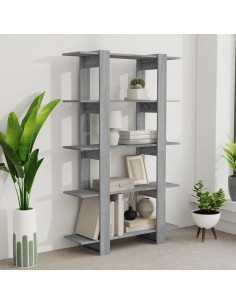 Libreria/Divisorio Grigio Sonoma 100x30x160 cm