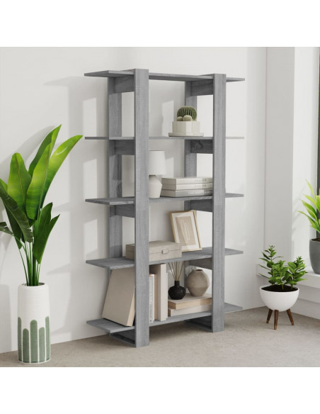 Libreria/Divisorio Grigio Sonoma 100x30x160 cm