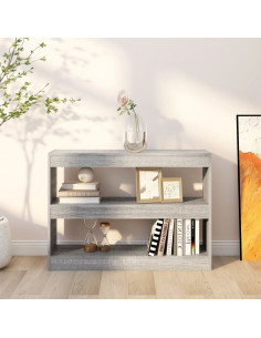 Libreria/Divisorio Grigio Sonoma 100x30x72 cm