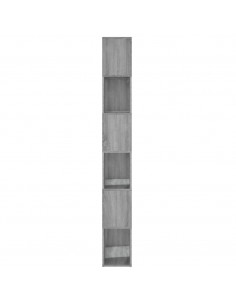 Libreria/Divisorio Grigio Sonoma 60x24x186 cm