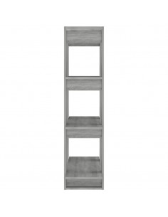 Libreria/Divisorio Grigio Sonoma 80x30x123,5 cm