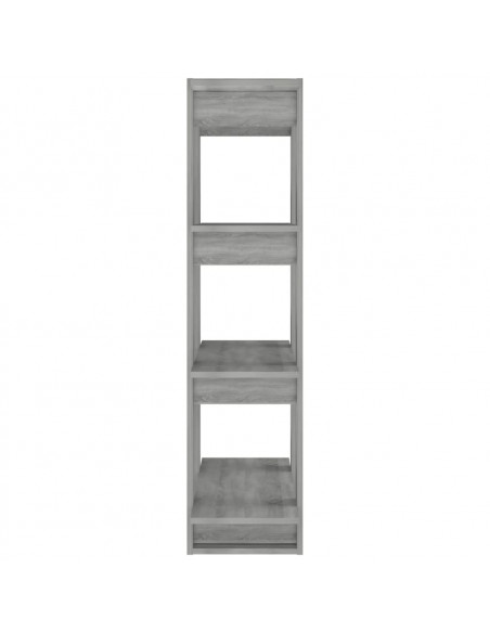 Libreria/Divisorio Grigio Sonoma 80x30x123,5 cm