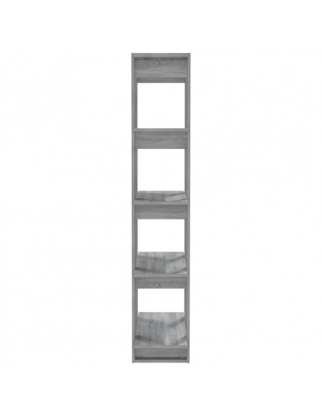 Libreria/Divisorio Grigio Sonoma 80x30x160 cm in Truciolato