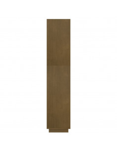 Libreria/Divisorio Marrone Miele 60x35x167 cm in Legno di Pino