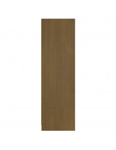 Libreria/Divisorio Marrone Miele in Legno Massello di Pino