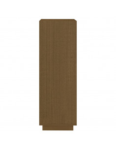 Libreria/Divisorio Marrone Miele in Legno Massello di Pino