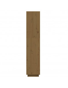 Libreria/Divisorio Miele 40x35x167 cm in Legno Massello di Pino