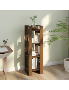 Libreria/Divisorio Miele 41x35x125 cm in Legno Massello