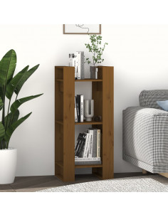 Libreria/Divisorio Miele 41x35x91 cm in Legno Massello