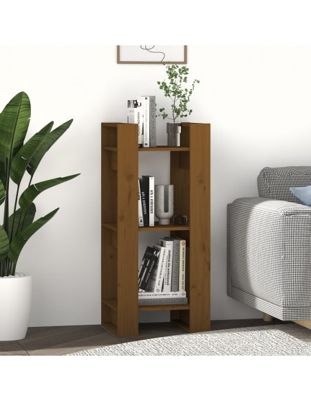 Libreria/Divisorio Miele 41x35x91 cm in Legno Massello