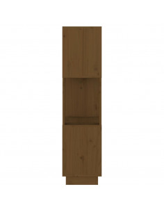 Libreria/Divisorio Miele 51x25x101 cm in Legno Massello di Pino