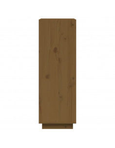 Libreria/Divisorio Miele 60x35x103 cm in Legno Massello di Pino