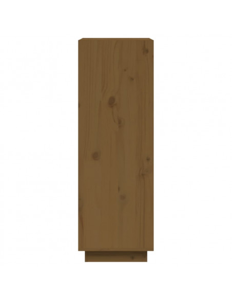 Libreria/Divisorio Miele 60x35x103 cm in Legno Massello di Pino