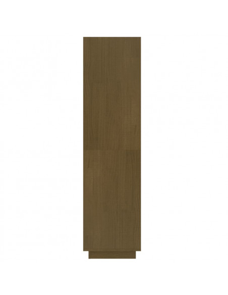 Libreria/Divisorio Miele 60x35x135 cm in Legno Massello di Pino