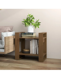 Libreria/Divisorio Miele 60x35x57 cm in Legno Massello